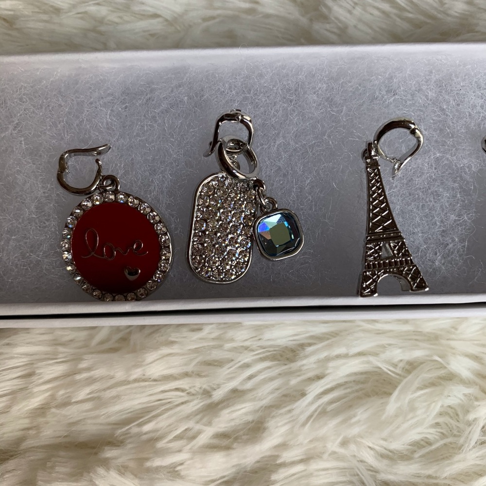 Silver Adjustable bracelet with charms - Picture 10 of 11
